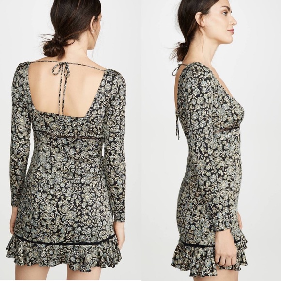 Free People Boheme Mini Dress Size 6 - Picture 3 of 8